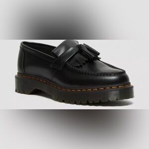 NWT dr martens airwair ADRIAN BEX SMOOTH LEATHER TASSEL LOAFERS size 5